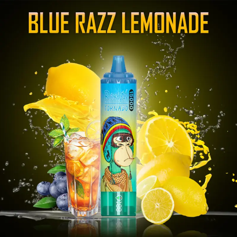 RandM Tornado 15000 Blue Razz Lemonade