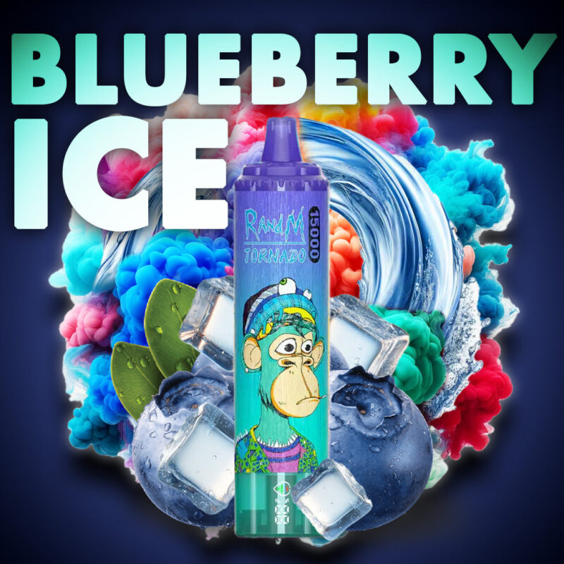 RandM Tornado 15000 Blueberry Ice